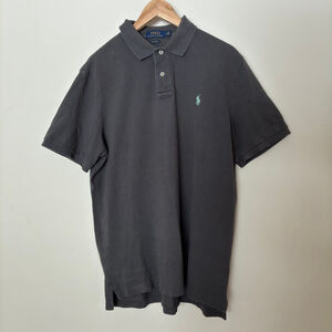 Polo Ralph Lauren Classic Fit Polo Shirt Gray Mint Pony 100% Cotton